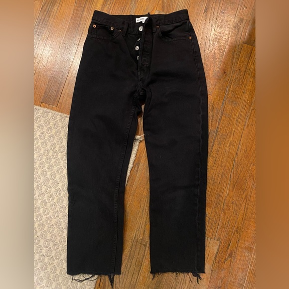 RE/DONE size 27 black ankle jean - Picture 6 of 6